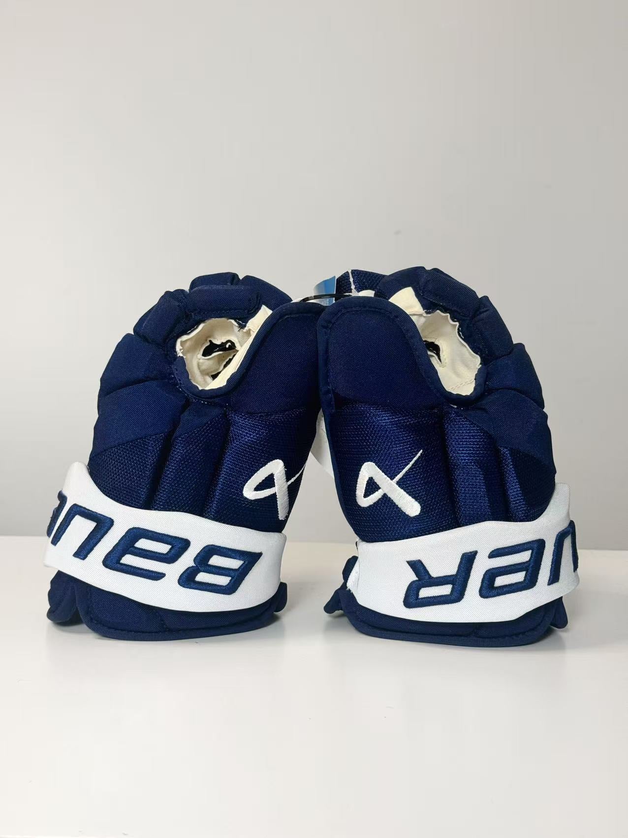 Bauer Vapor Hyperlite Hockey Gloves-Leafs-Custom