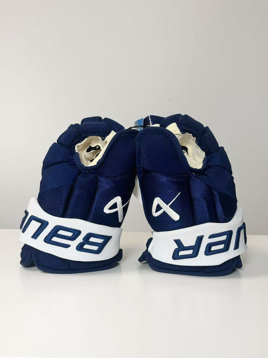 Bauer Vapor Hyperlite Hockey Gloves-Leafs-Custom
