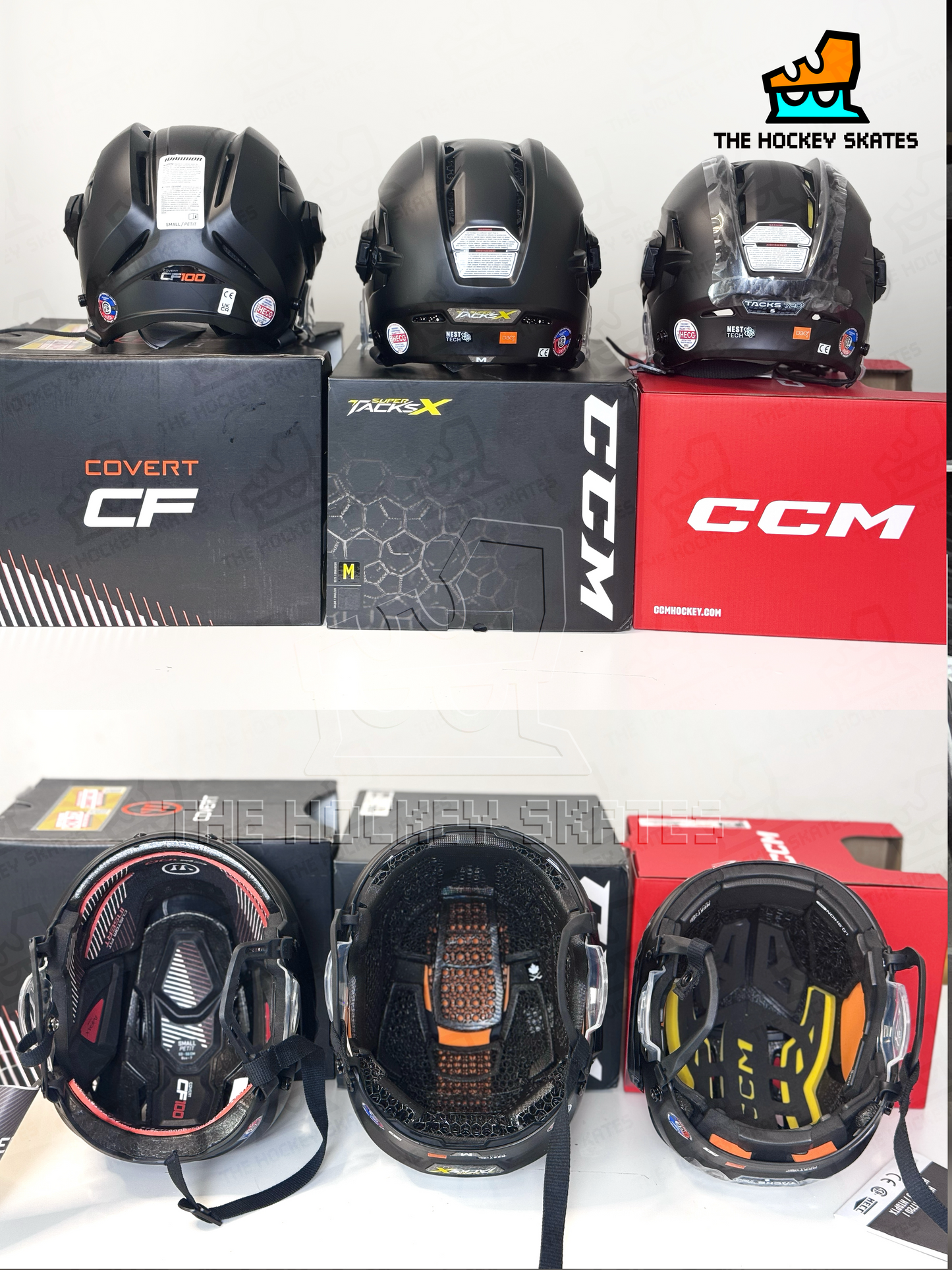 Matte Black Hockey Helmet-CCM Tacks 720