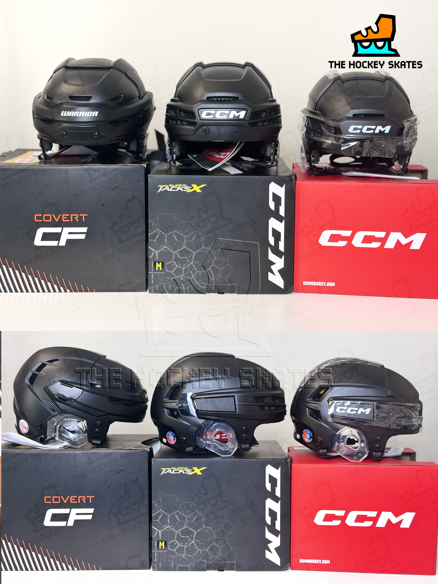 Matte Black Hockey Helmet-CCM Tacks 720