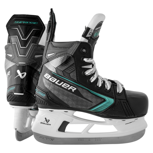 Bauer Fuse Youth Skates-Custom-Black Holders and Steel
