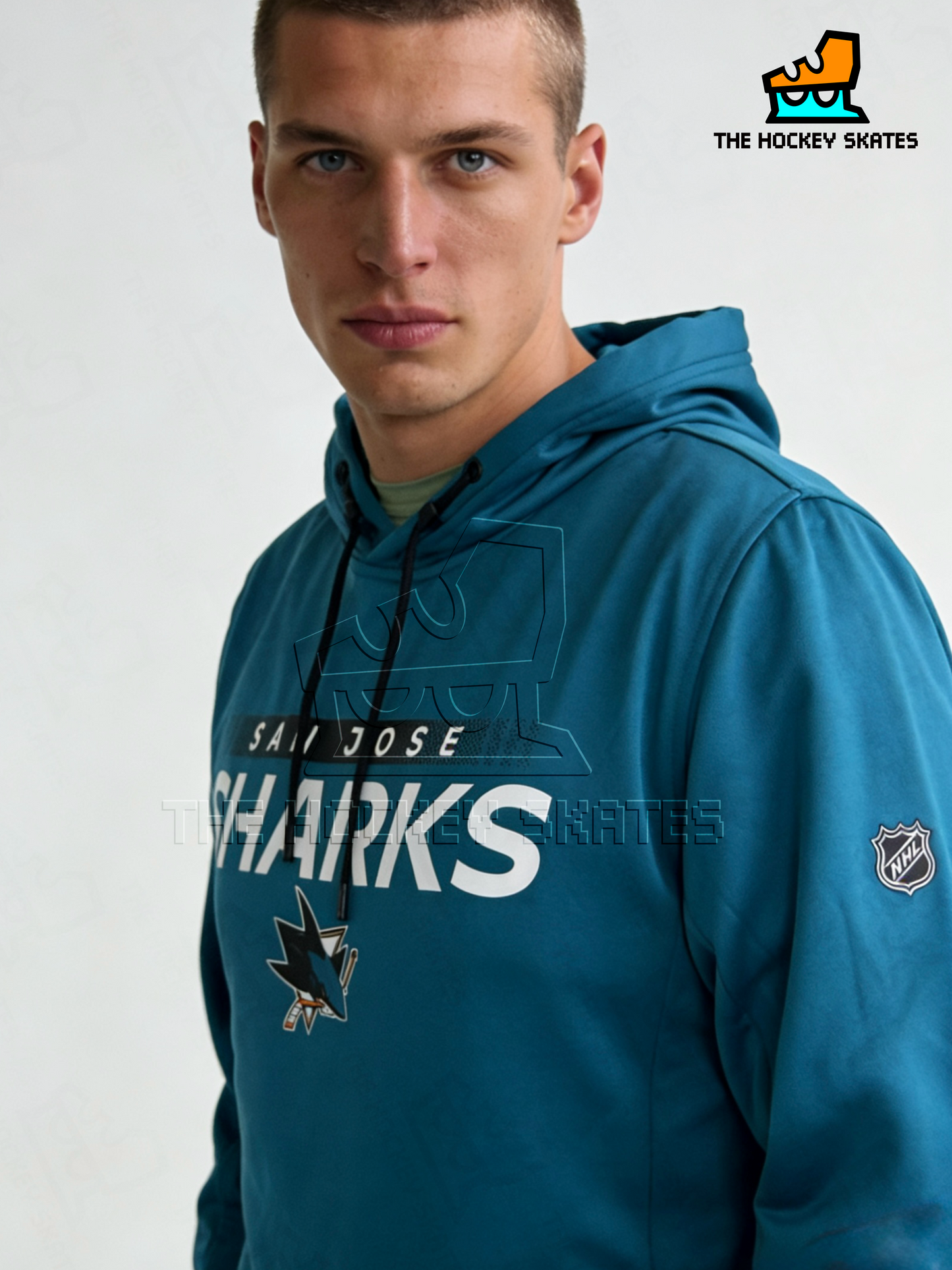 San Jose Sharks Authentic Pro Hoodie-Team Issued