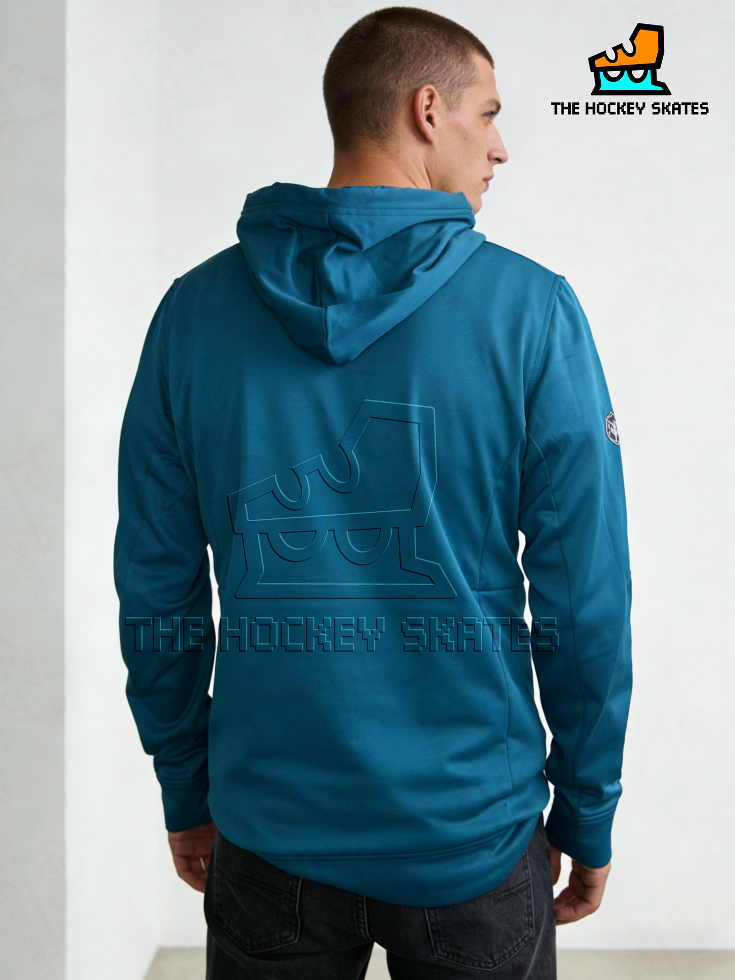 San Jose Sharks Authentic Pro Hoodie-Team Issued
