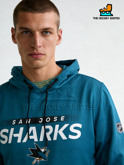 San Jose Sharks Authentic Pro Hoodie-Team Issued