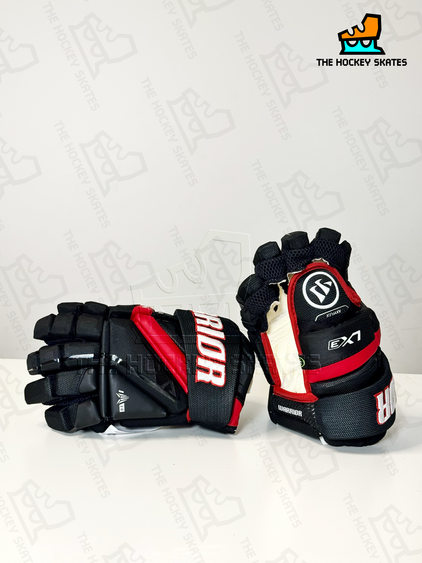 Warrior LX3 Pro Color Hockey Gloves-Junior-Chicago