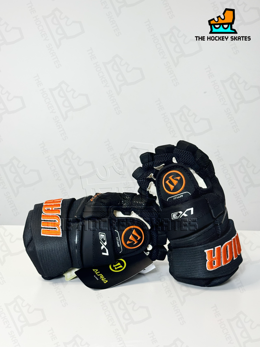 Warrior LX3 Pro Color Hockey Gloves-Junior-Kansas City