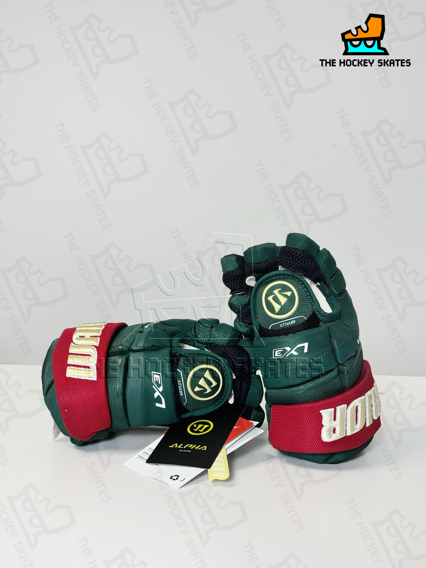 Warrior LX3 Pro Color Hockey Gloves-Junior-Wild