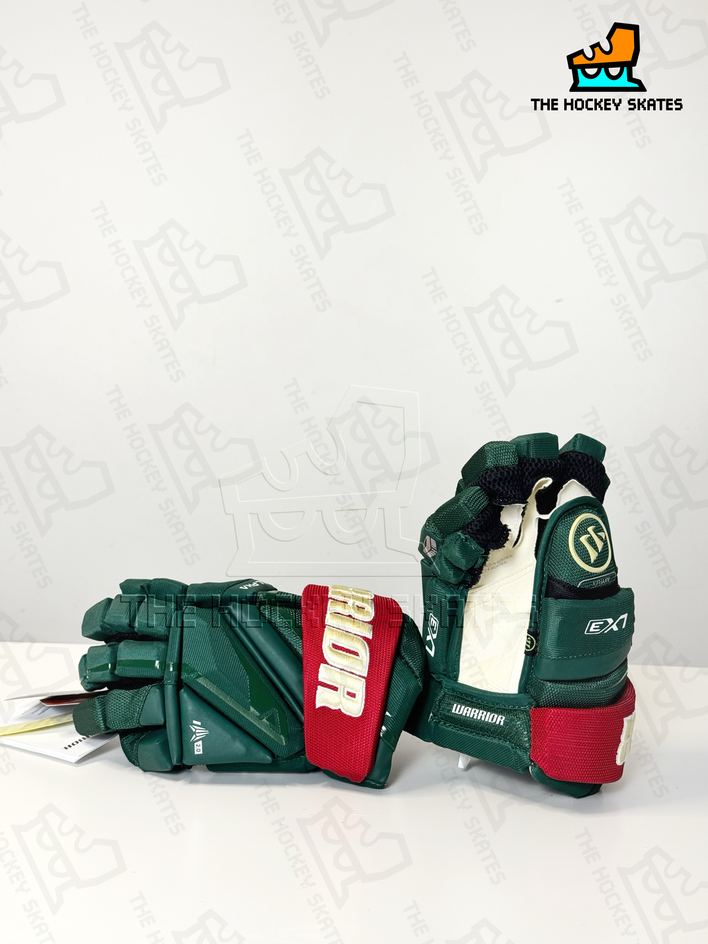 Warrior LX3 Pro Color Hockey Gloves-Junior-Wild