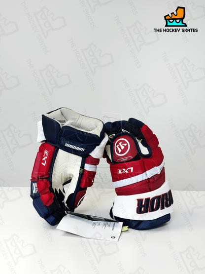 Warrior LX3 Pro Color Hockey Gloves-Junior-Washington Capitals